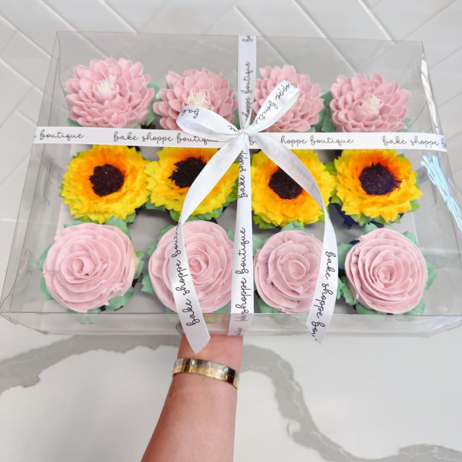 flower cupcakes